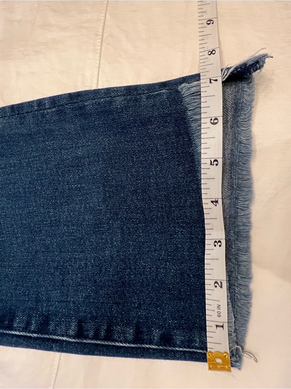 Mother The Insider Crop Step Fray Jeans - Picture 5 of 12